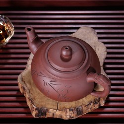 Hiina Yixingi teekann lilla saviga teekann käsitsi valmistatud ainulaadne