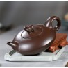 Чайник Yixing Zisha Китайский керамический чайник ручной работы 200 мл Аутентичный чайник из пурпурной глины