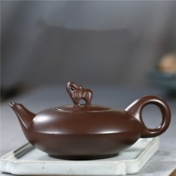 Yixing Zisha teekann käsitsi valmistatud Hiina keraamiline veekeetja 200ml lilla savimaagi autentne teekann