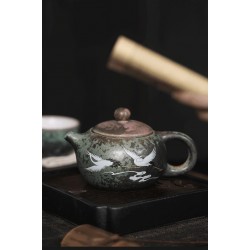 TANGPIN xishi keraamiline teekann käsitsi valmistatud roheline hiina teekann 220ml