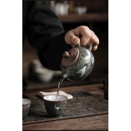 TANGPIN xishi keraaminen teekannu käsintehty vihreä kiinalainen teekannu 220ml