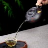 Yixing purple clay teapot mud black color handpainted zisha kettle