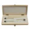 Hydrometer Alcoholmeter Set 0 to 100% Alcohol Meter Tester+Thermometer