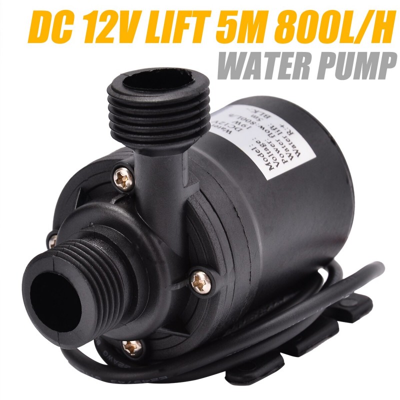 Mini vandpumpe - 12Vdc / 5W (Hmaks.:300cm, Qmaks.:240L/t)