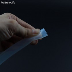 1m. Uusi elintarvikelaatuinen läpinäkyvä silikoniletku, 1/2 "s x 3/4" v,   elintarvikelaatu, homebrew-letku