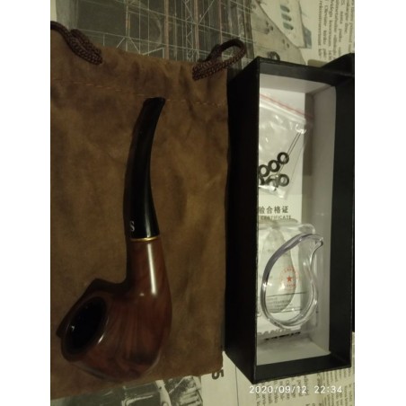 Ny snygg mini-tobakspipa och tobakspåse