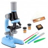 Laste bioloogiline mikroskoop, Kit Lab, suurendusega 100X-400X-1200X, LED