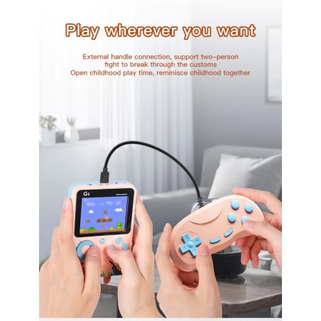 New Mini Handheld Game Console Built-in 500 Classic Games 3.0 Inch
