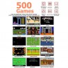Uusi Mini Handheld Game Console Sisäänrakennettu 500 klassista peliä 3,0 tuumaa