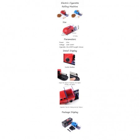 Sähköinen automaattinen savukkeiden käärintäkone tupakka