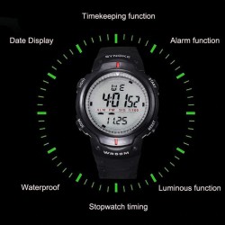 Спортивные мужские электронные часы водонепроницаемые