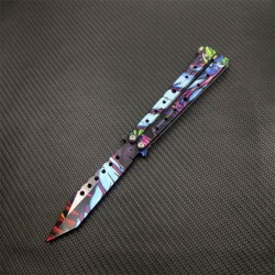 Boa square hole, butterfly knife, Training Knife butterfly