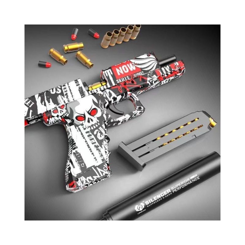 Csnoobs Glock M1911  Soft Bullet  Toys Gun Shell Ejection Airsoft Pistol   Sports CS Shooting Gun