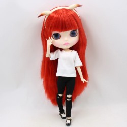 Blyth doll Combination Red Little Devil with matte face