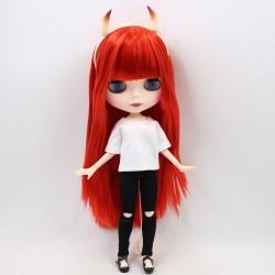 Blyth doll Combination Red Little Devil with matte face