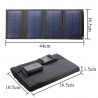 70W Outdoor Foldable Solar Panels Cell 5V USB