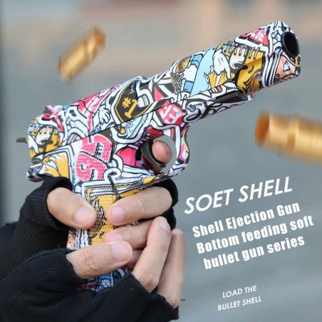 Csnoobs Glock M1911   Pehme kuul Mänguasjad Gun Shell Ejection Airsoft püstol   Sportlik CS laskepüstol