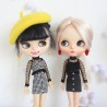 1 Set 1/6 Neoblythe Doll's Outfits for Blyth, Licca, Azone, OB24 Doll Skirt + Sun-top + Shirts Clothes Accessories