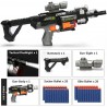 M4 Electric Burst Soft Bullet Gun Suit for Nerf bullets Toy Rifle Gun Dart Blaster