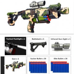 M4 Electric Burst Soft Bullet Gun Suit for Nerf bullets Toy Rifle Gun Dart Blaster