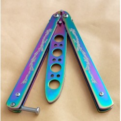 knife gaming tool butterfly trainer tool butterfly knife em faca