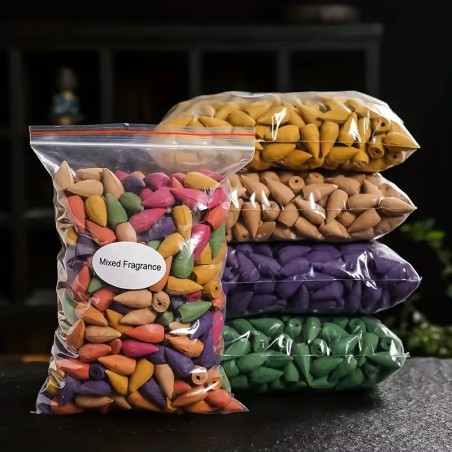 SPACEKEEPER Ceramic  , Mixed Waterfall Smoke  Natural Incense  Incense Sandal Lavender