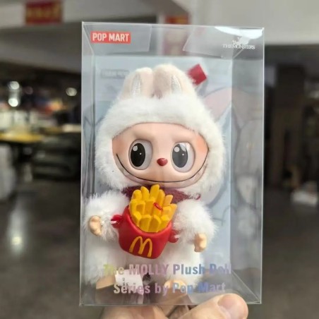 nukk LABUBU plush, armas valge labubu