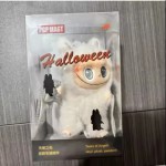 LABUBU plush , cute white labubu