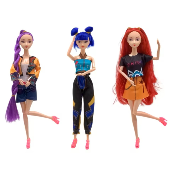 3 pcs Kpop Rumi Figurine