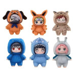 TOP TOY Naruto EAKI Cute Beast Party Sasuke Vinyl Cute Plush Blind Box Figure