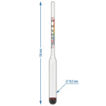 Refraktomeeter alkoholi mõõtmiseks 20–96 % 13,5 cm × 1,05 cm  Browin