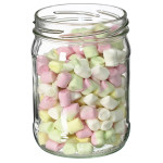 Klaaspurk, 500 ml, 8 tk.diameter 82 mm