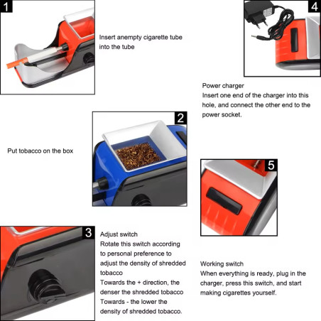 Factory tobacco roller maker EU plug