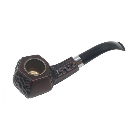 Коричневая угловая форма с бакелитовой трубкой tobacco pipe for gift Boxed