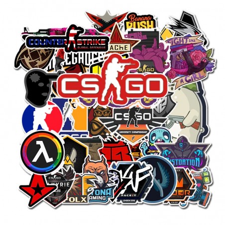 50 PCS Lot CS GO Stickers Motorcycle Anime Game Sticker