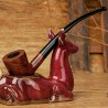 Wooden Pipes for Smoking Briar Wood Bent Type Pipe Carving
