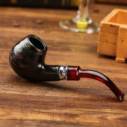 Snake Scale ,  Double Filter  Smoking Pipe